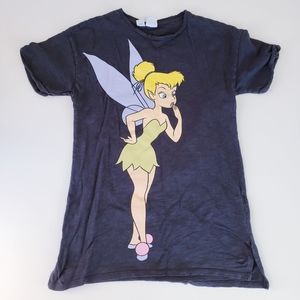 Zara Disney Tinkerbell Long Shirt Tunic Size 10